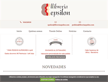 Tablet Screenshot of libreriaepsilon.com